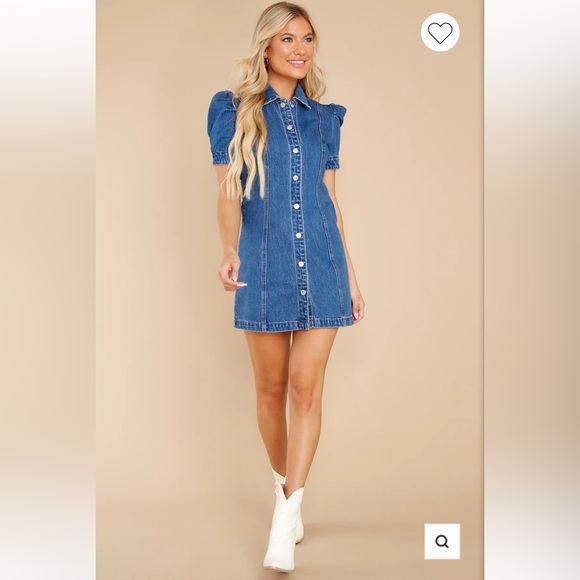 Blank NYC Walk In The Park Denim Dress - Picture 9 of 9